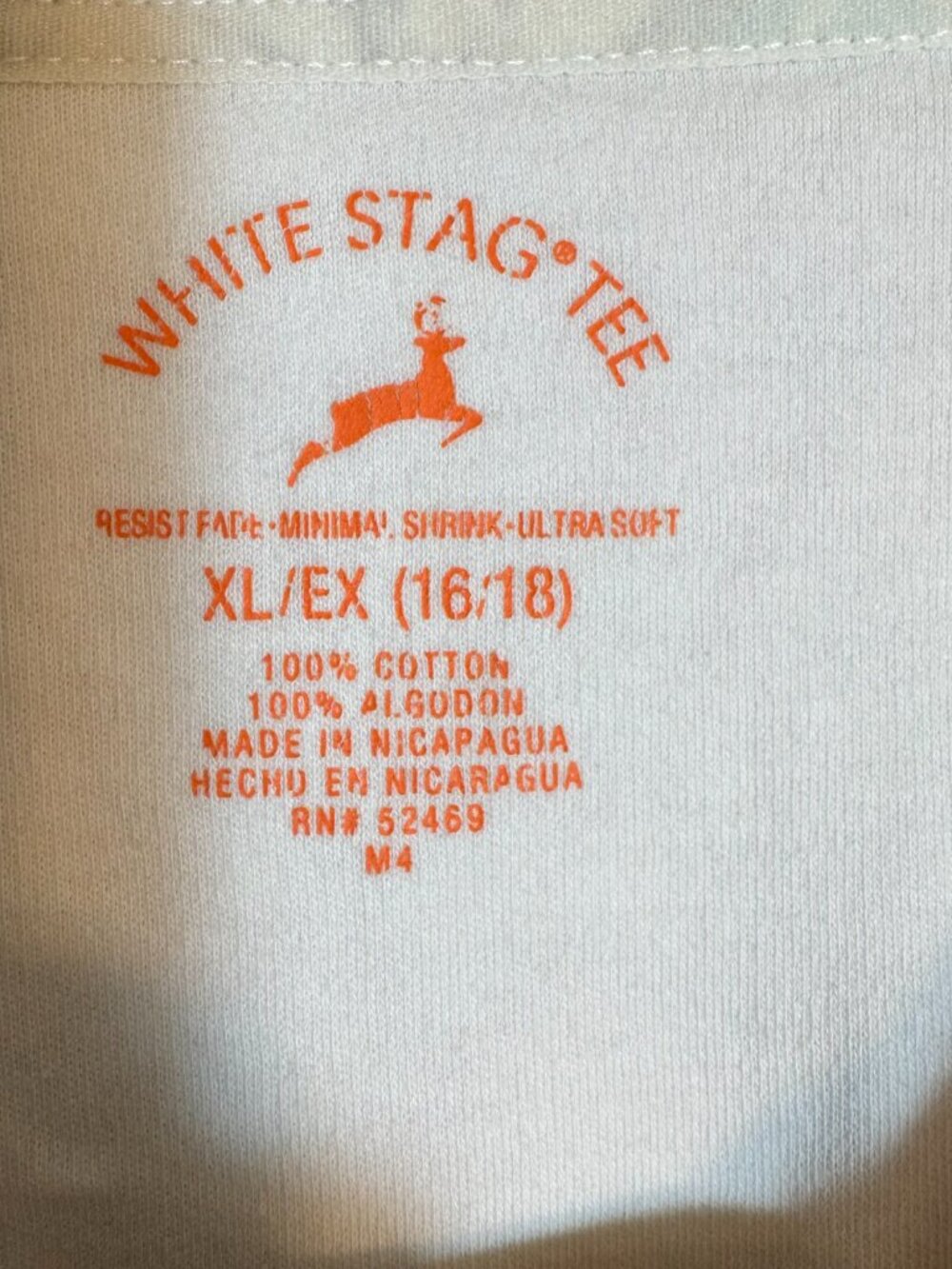 White Stag*Tee 100% Cotton Floral Short Sleeve XL - Picture 2 of 5
